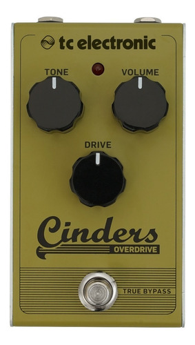 Pedal Efecto Overdrive Tc Electronic Cinders Overdrive
