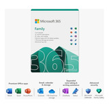 Microsoft 365 Family (6 Personas/30 Dispositivos/1 Año)