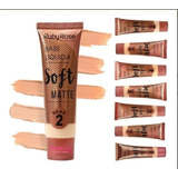 Base Líquida Soft Matte Bege 2-3-4-5-6-7-8 Ruby Rose