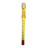 Flauta De Madera De 32cm De Largo.  Instrumento Infantil