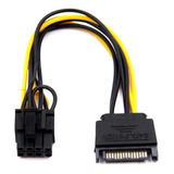 Cabo Adaptador 1 Sata Macho P/ Vga 8 Pinos 6+2 - Realengo