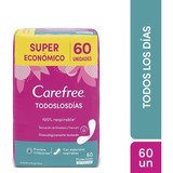 Protectores Diarios Carefree Sin Perfume  Respirables X 60