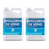 Kit Com 2 Hipoclorito De Sódio 12% Cloro Líquido - 5 Litros