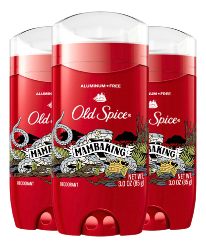 Old Spice Desodorante Para Hombre Sin Aluminio Mambaking, 3.