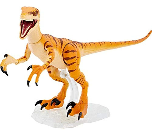 Jurassic World Amber Collection Tiger Velociraptor Figura De