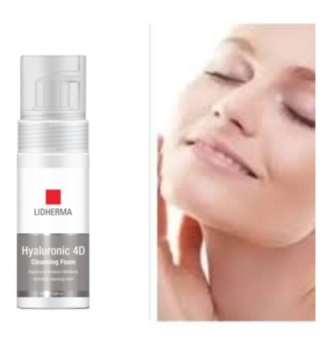 Hyaluronic 4d Cleansing Foam Espuma Limpieza Facial Lidherma