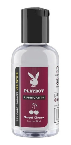 Lubricante Comestible Playboy Sabor Cereza Base Agua 60ml