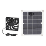 Miniventilador De Escape Solar De 10w 6v De 4,7 Pulgadas