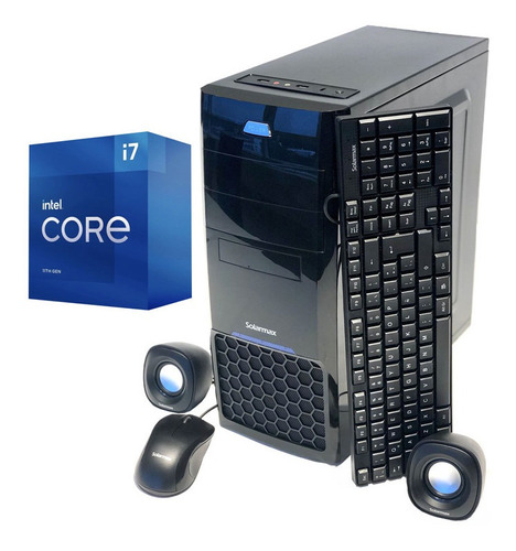 Computadora Pc Cpu Solarmax Intel Core I7 11va 32gb 1t Hdd