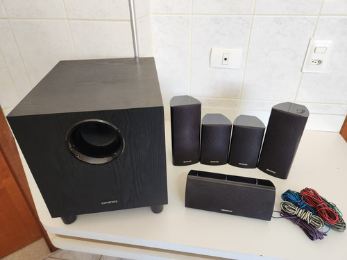 Caixas De Som E Subwoofer Onkyo Para Home Theater 5.1