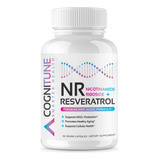 Nr + Resveratrol 60 Caps. Antienvejecimiento  Precursor Nad+