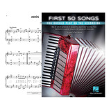 Partitura Acordeón First 50 Song Para Accordion Digital 