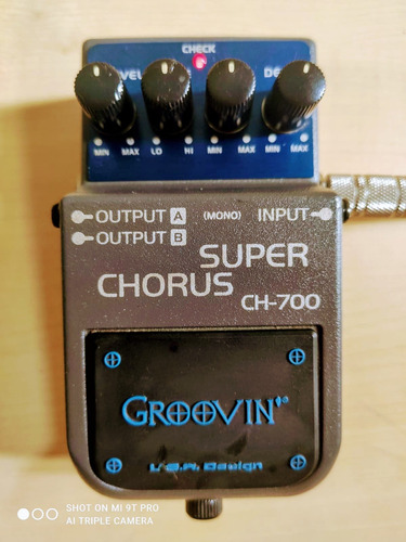 Pedal Groovin Super Chorus Ch-700 Leia O Anúncio