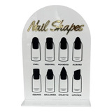 2 Nail Art Display Board Nail Tip Showing Holder, Acrílico