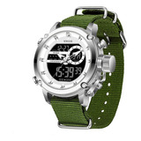 Relógio Wwoor Novo Luxo Militar Executivo Aço Inoxidável 