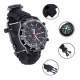 Reloj Táctico Cuerda Paracord Moda Camping Supervivencia