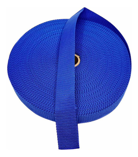 Rollo Cinta Azul Rey Polipropileno 100m 25mm Correa Mochila