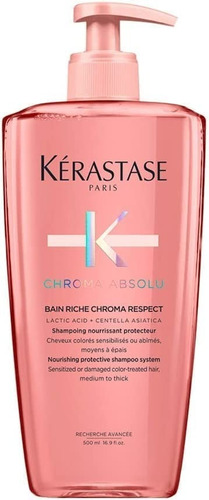 Bain Riche Chroma Respect 500 Ml Kérastase Cuidado Del Color