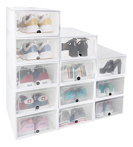 7 Cajas Plásticas Organizadorascaja Plegable Zapatos