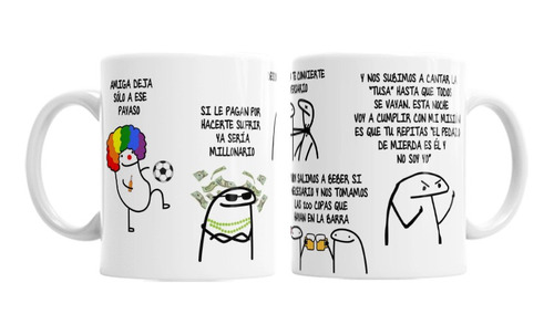 Taza Ceramica - Pareja Amor Flork #2 - Calidad Premium