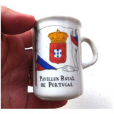 Taza  Antigua Cafe Portugal Escudo Bandera Pavillon Real