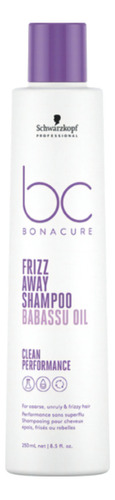  Shampoo Schwarzkopf Bonacure Frizz Away 250ml Babassu Oil