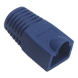 Bota Para Conector Plug Rj45 Cat 6 Color Azul Paquete 100