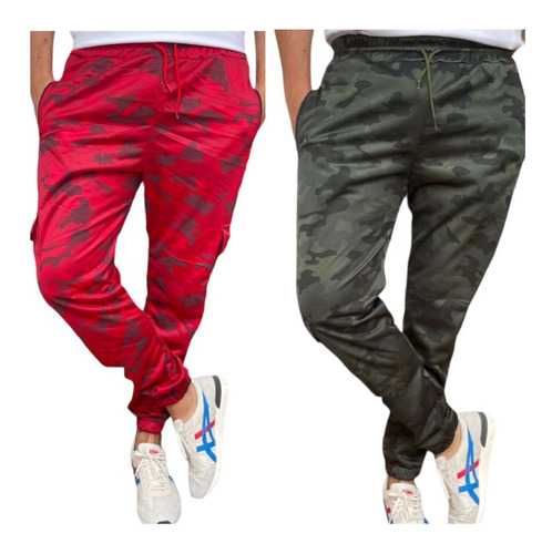 Jogger Caballero Camuflado 5 Bolsillos X 2und.