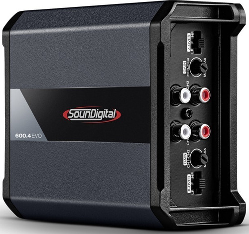 Amplificador Soundigital Sd600.4 Digital 600w Rms - 4 Ohms