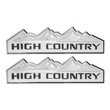 Par Emblemas High Country Chevrolet Silverado Cheyenne