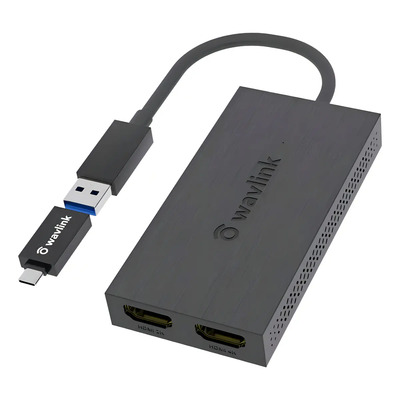 O Wavlink Adaptador Displaylink Hdmi 1x2 4k 2k Para Macbook