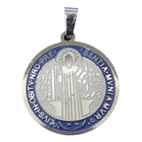 Dije Medalla San Benito En Acero Quirurgico (sin Cadena) 