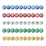Bolas De Números Para Máquina De Lotería De Juegos 1 A 50