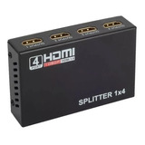 Splitter 1x4 Hdmi Hub Switch Amplificador Full Hd 1080p