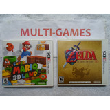 Mario 3d Land + Zelda Ocarina Of Time Para Nintendo 3ds.