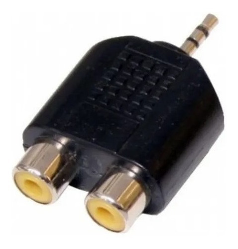 Plug Adaptador Duplicador Splitter 1 P2 Mono X 2 Rca Fêmea