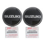 Tapa Cubre Valvula Aire Lujo Seguridad Antirobo Logo Suzuki