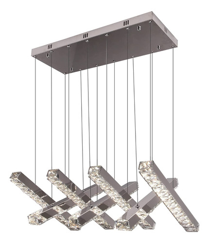 Lámpara Candelabro Colgante Contemporáneo Lineas Moderna 27 