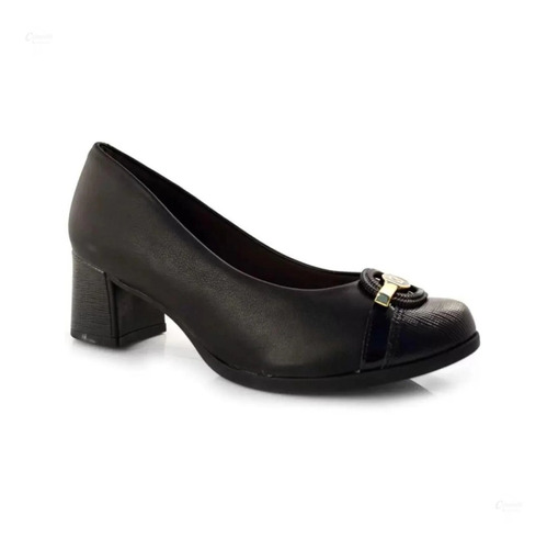 Sapato Salto Bloco Grosso Feminino Piccadilly Cont 654030