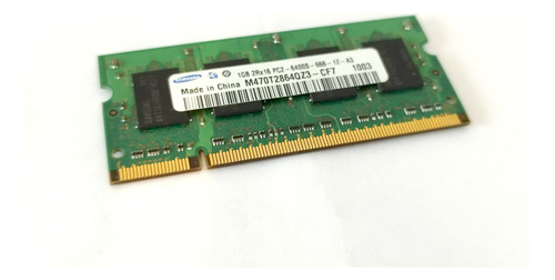 Memoria Ram Color Verde 1gb 1 Samsung M470t2864qz3-cf7