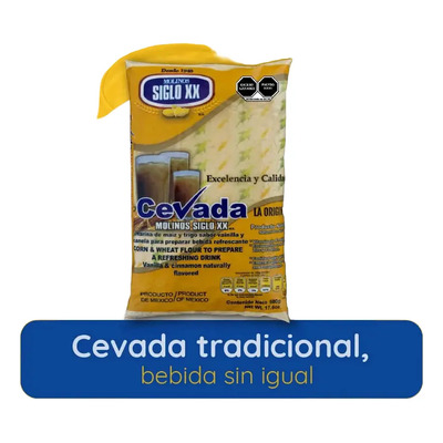 Harina De Cebada Molinos Siglo Xx 1kg Para Hacer Agua | MercadoLibre