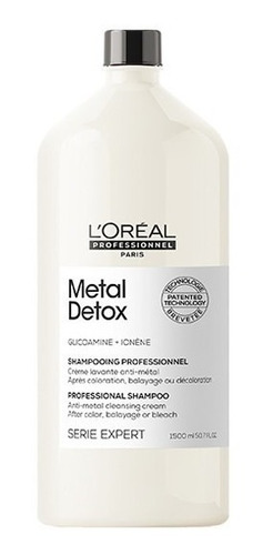 Shampoo Loreal Expert Metal Detox Coloracion Brillo X1500ml