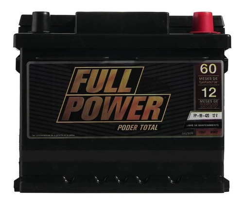 Bateria Full Power Para Chevy 2011 Envios Gratis Cdmx