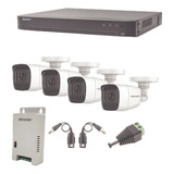 Kit Turbohd 1080p Dvr 4 Canales 4 Cámaras Bala Kevtx8t4bw/a