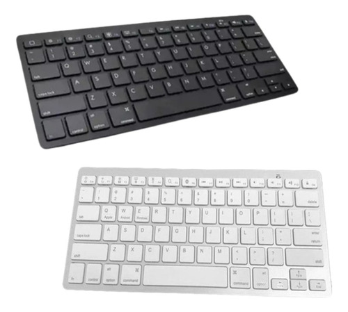 Teclado Bluetooth Sem Fio Para Macbook Notebook Tablet Pc Tv