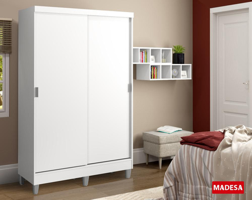 Closet Luke Madesa 2 Puertas Corredizas Madera Con Pies