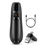 Puntero Laser Para Presentaciones Clicker Air Mouse Usb 2.4g