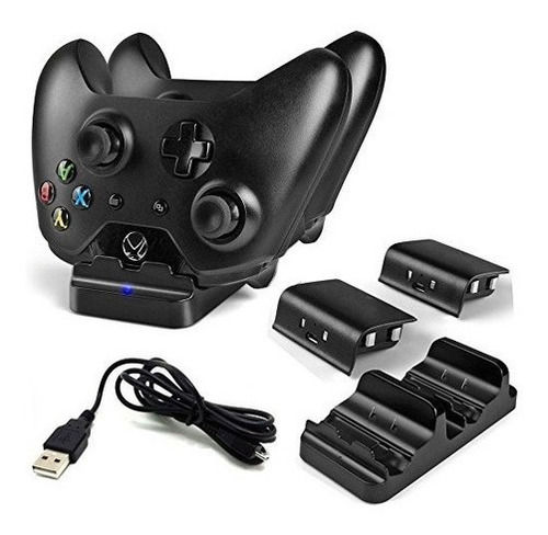 Xbox One Controlador Cargador Dual Prodico Estacion De Carga