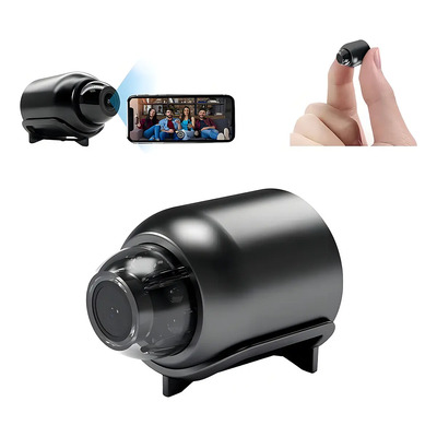 Mini Cámara Espía Wifi 1080p Hd, Cámara De Vigilancia Oculta Con Gran Angular 120°, Detección De Movimiento, Audio Bidireccional, Para Control Remoto App Para Casa\u002Foficina | MercadoLibre