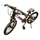 Bicicleta Rodado 20 C/frenos Disco Suspension C/cambios 7vel